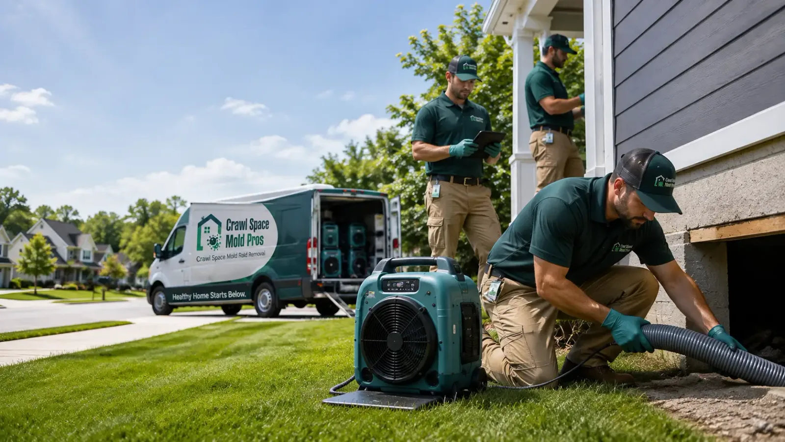 Crawl Space Mold Removal in Loma, CO